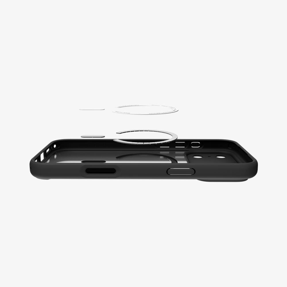 Spigen Ultra Hybrid Magsafe Iphone 17 Pro Frost Sort/Orange