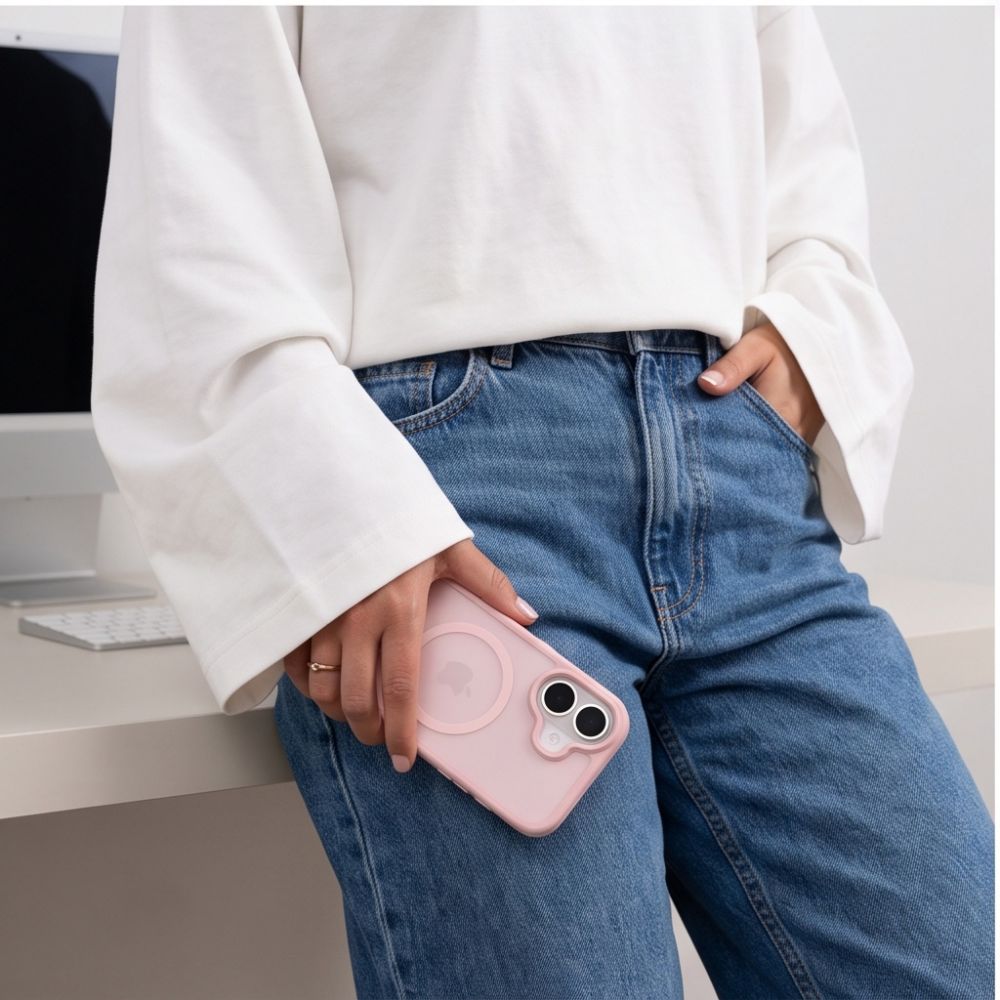 Tech Protect Basicmag Magsafe Iphone 17 Mat Pink