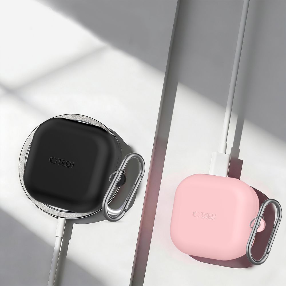 Tech Protect Silikonekrog Til Samsung Galaxy Buds 4/4 Pro Marineblå