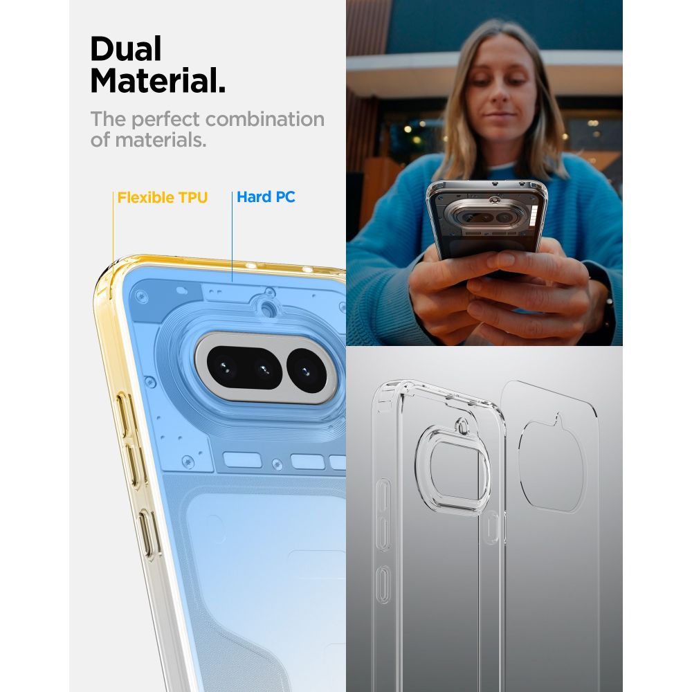 Spigen Ultra Hybrid Nothing Telefon 4 A Krystalklar
