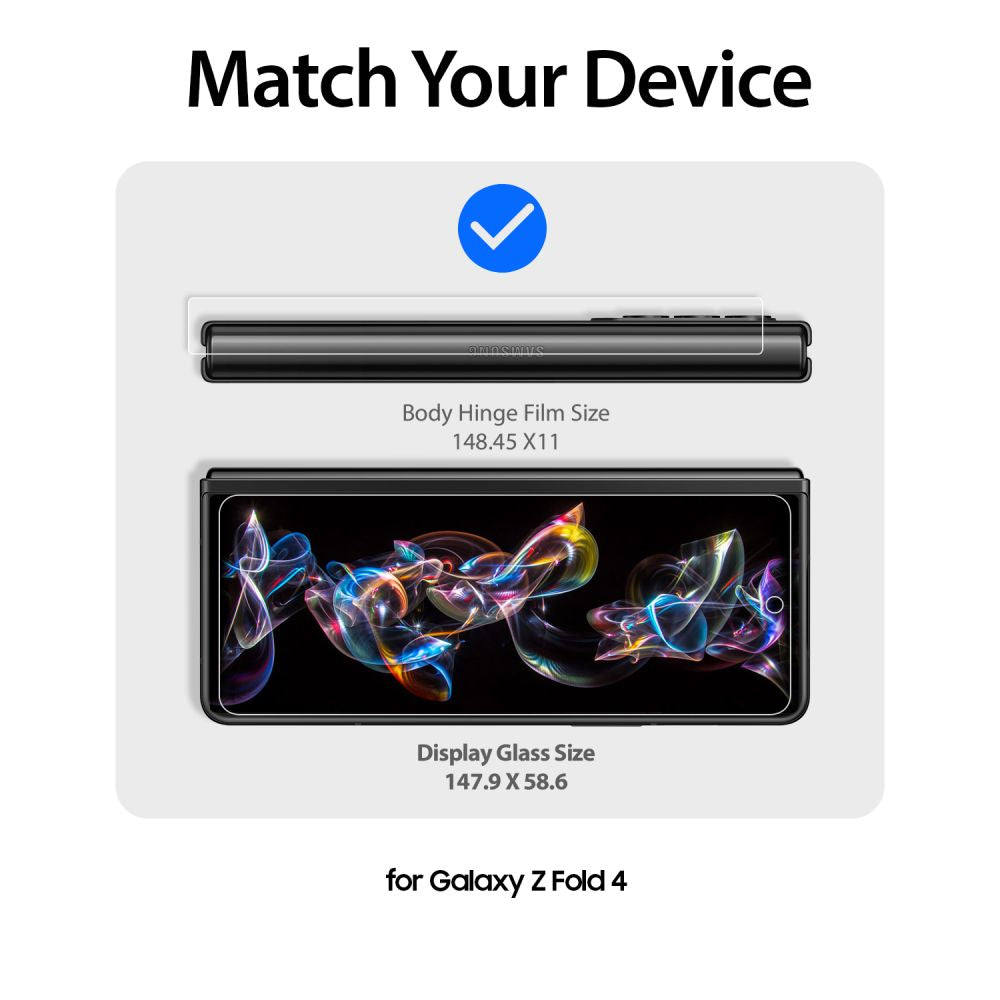Hærdet Glas Hvidstone Kuppel Glas 2 Pack Galaxy Z Fold 4