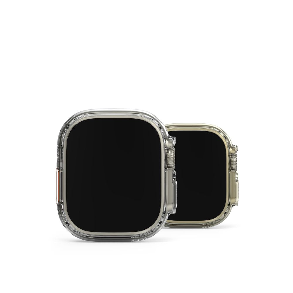 Ringke Slim 2 Pak Apple Watch Ultra 1 / 2 / 3 / 4 (49 Mm) Klar & Titangrå