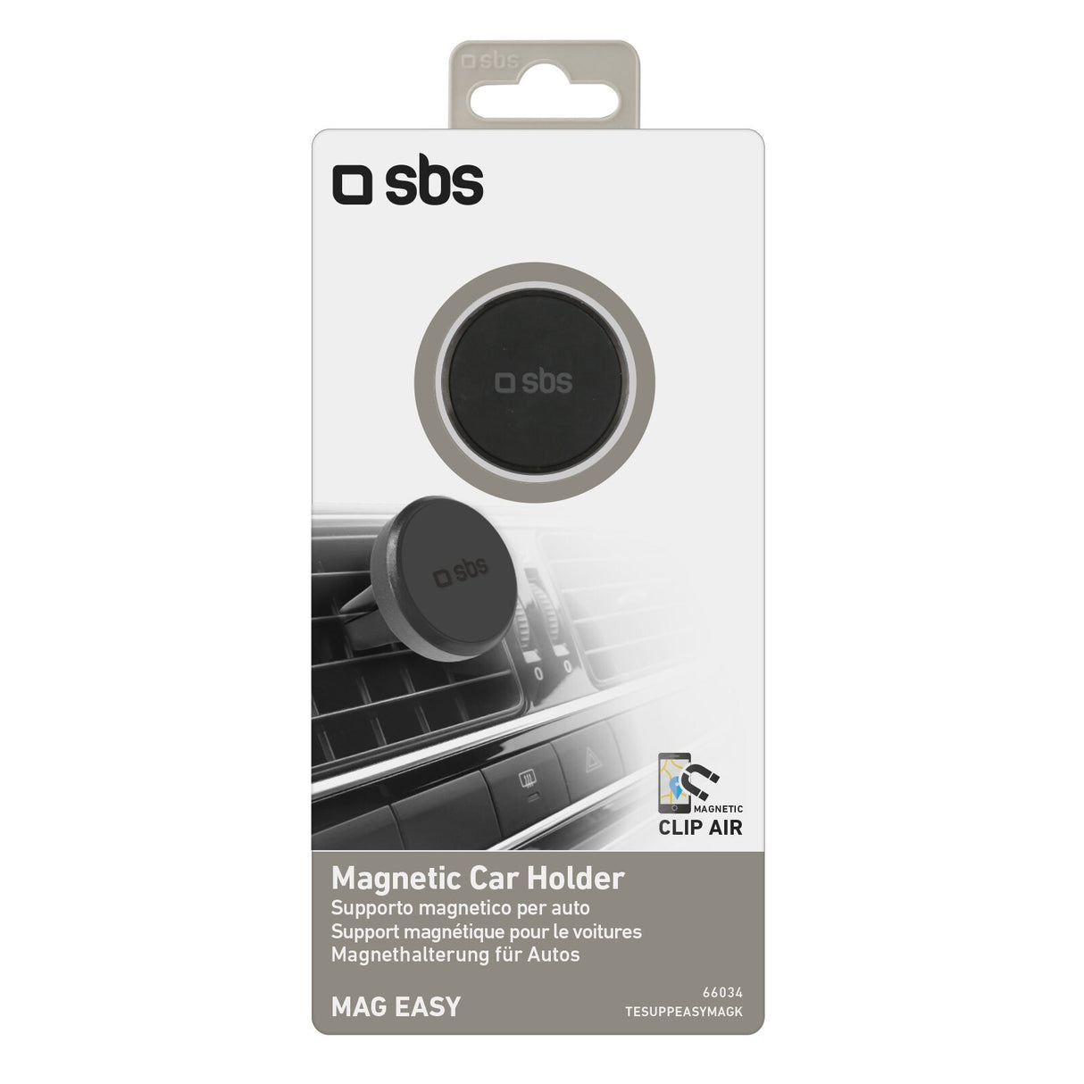 SBS TESUPPEASYMAGK holder Passiv holder Mobiltelefon/Smartphone Sort