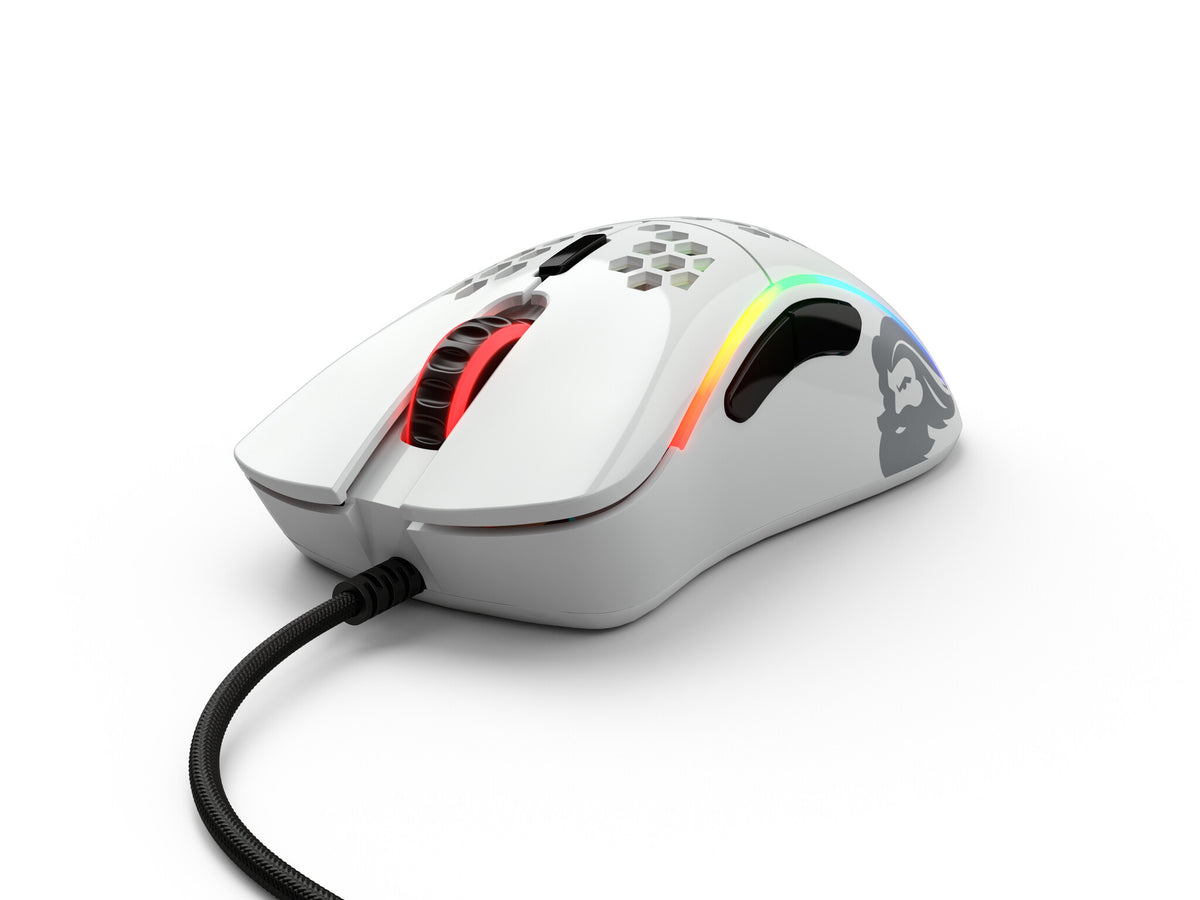 Glorious Gaming Model D- Optisk Kablet Hvid
