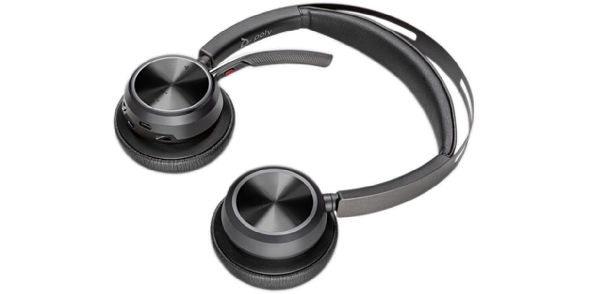 HP Poly Voyager Focus 2 USB-C-C Headset +USB-C/A Adapter +Charging Stand