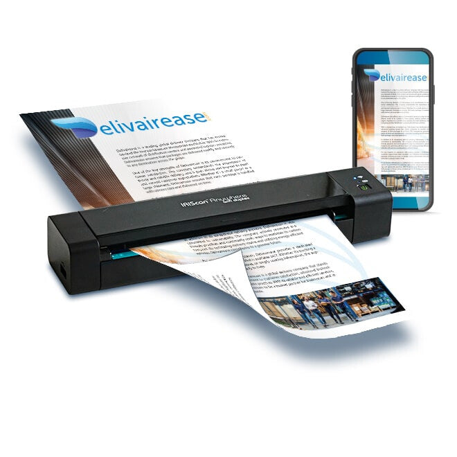 I.R.I.S. IRIScan Anywhere 6 Wifi Duplex Håndholdt scanner 1200 x 1200 dpi A4 Sort
