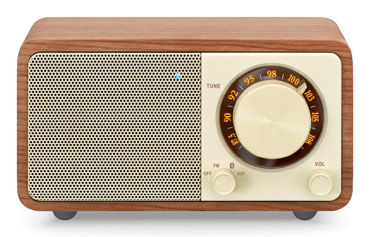 Sangean WR-7 Plus radio vintage walnut