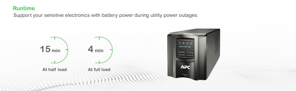 APC SMT750IC UPS-enhed Interaktivt indgangsstik 0,75 kVA 500 W 6 AC stikkontakt(er)