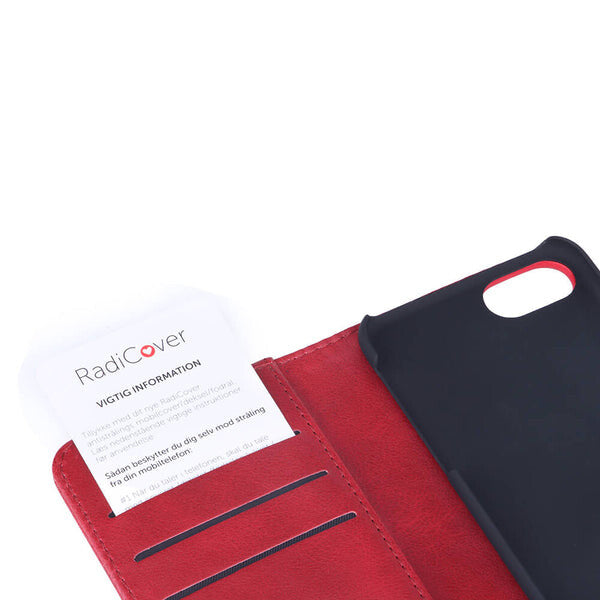Radicover RAD233 mobiltelefon etui 15,5 cm (6.1") Tegnebogsetui Rød