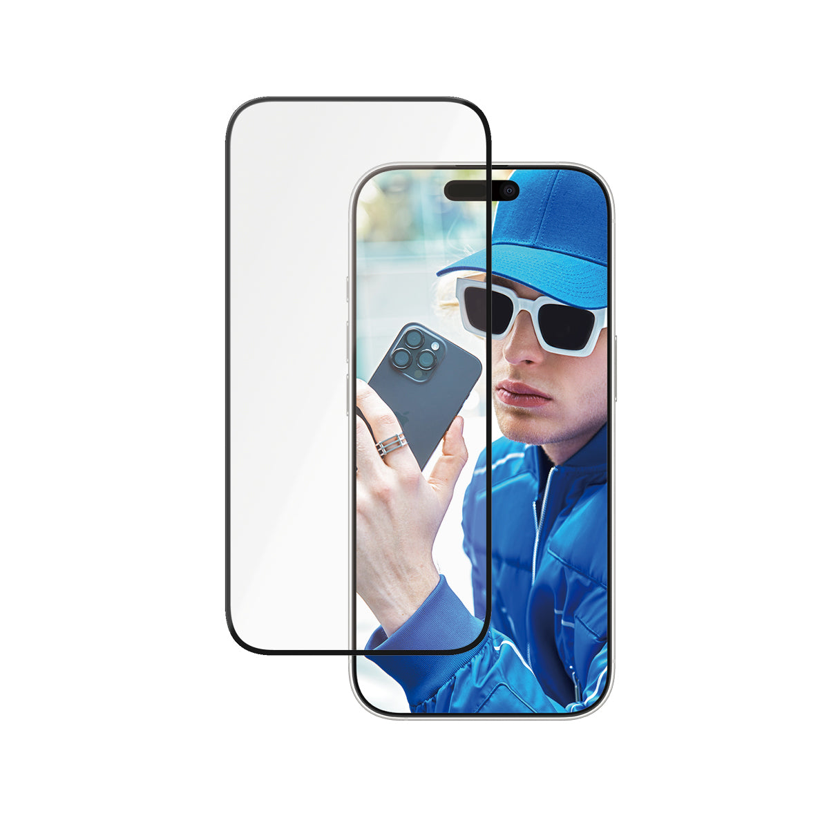 PanzerGlass ® Ceramic Skærmbeskyttelse iPhone 16 Pro | Ultra-Wide Fit