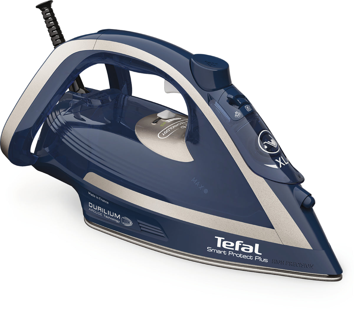 Tefal Smart Protect FV6872E0 Dampstrygejern 2800W Blå Sølv