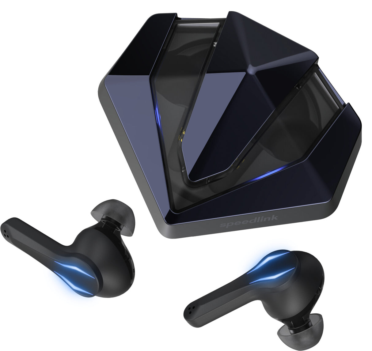 SPEEDLINK VIVAS LED Hovedtelefoner True Wireless Stereo (TWS) I ørerne Spil Sort