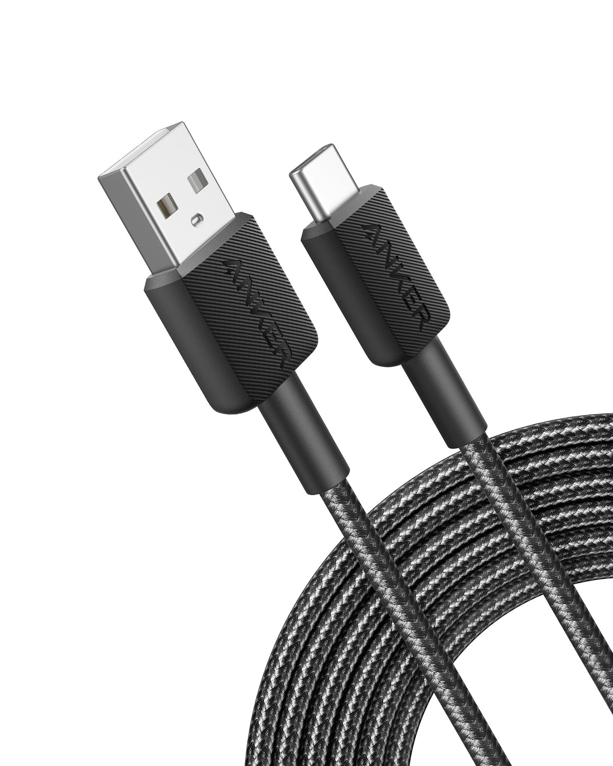 Anker 322 USB-kabel 1,8 m USB A USB C 0,48 Gbit/sek. Sort