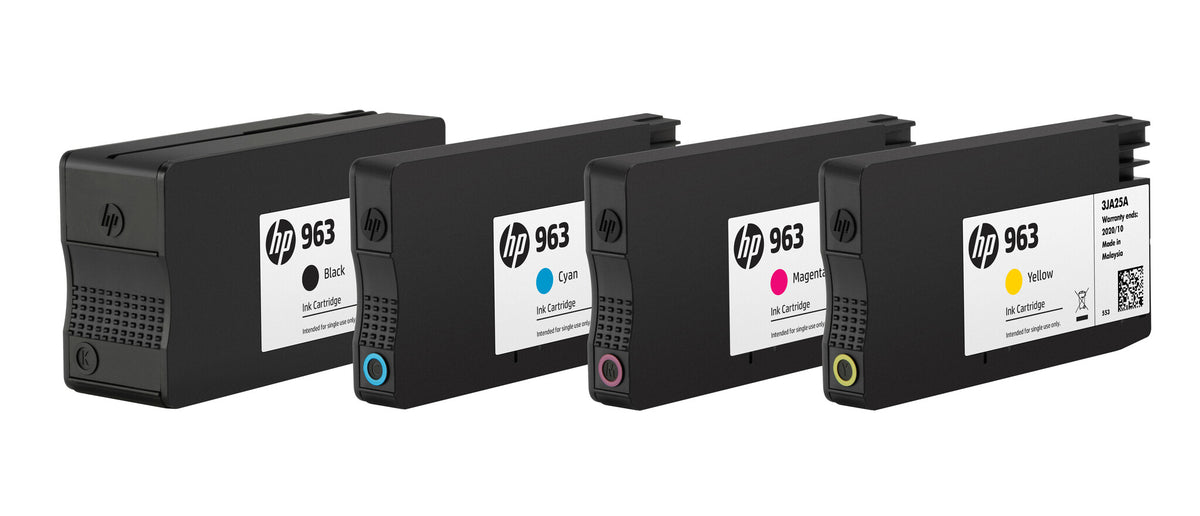 HP 963 Sort 1000 sider Blæk 3JA26AE