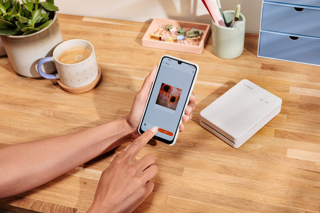 Canon SELPHY QX20 WH fotoprinter Farvesublimation 287 x 287 dpi 2.8" x 3.3" (7.2x8.5cm) Wi-Fi