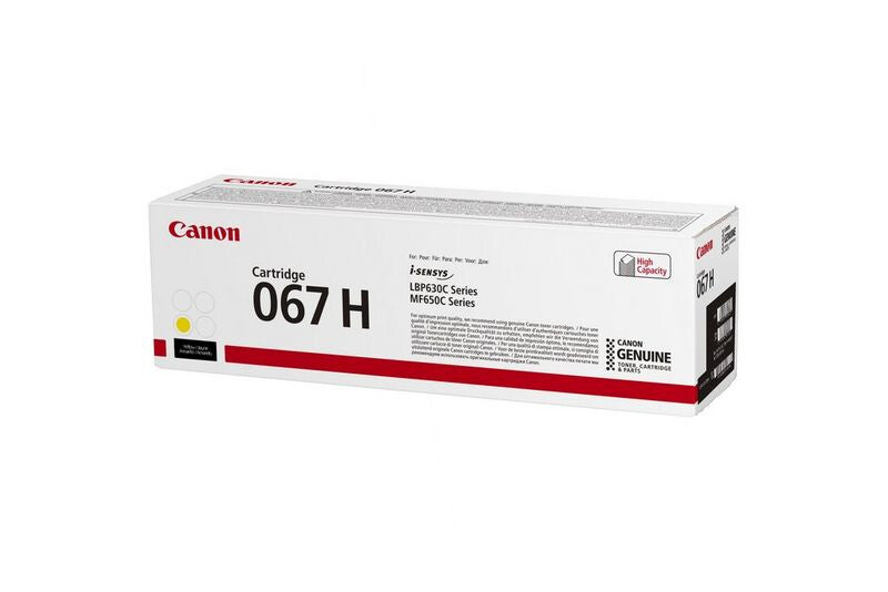 Canon 067H tonerpatron 1 stk Original Gul