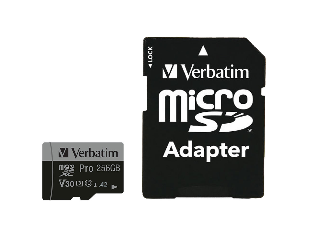 Verbatim 47045 hukommelseskort 256 GB MicroSDXC UHS-I Klasse 10