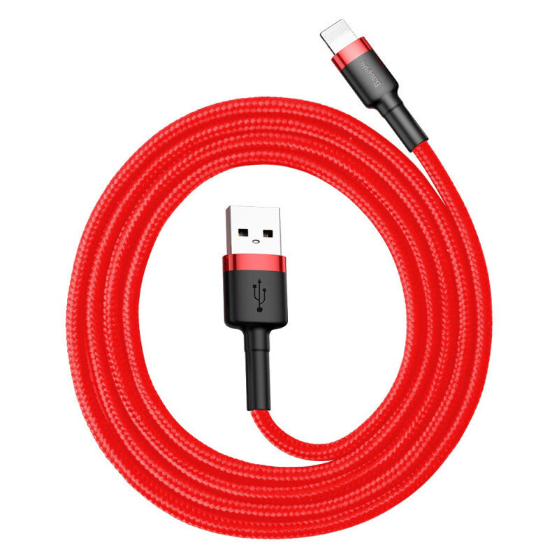 Baseus CALKLF-B09 Lightning kabel 1 m Rød