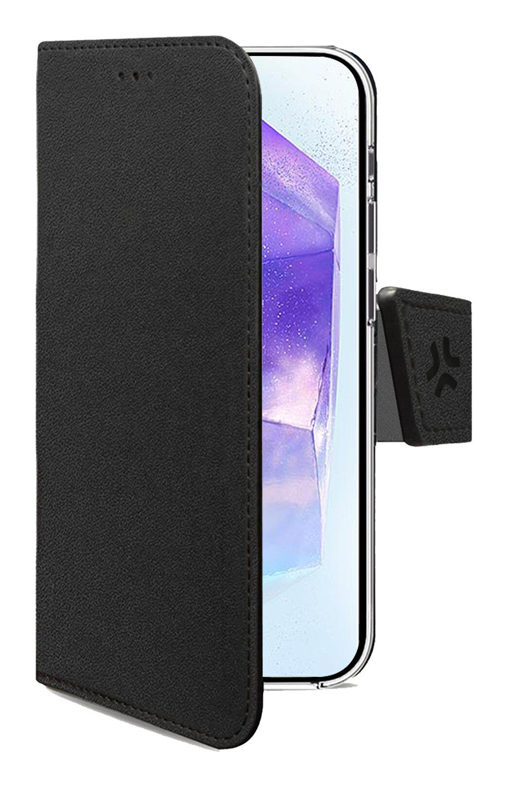 Celly WALLY mobiltelefon etui 17 cm (6.7") Tegnebogsetui Sort