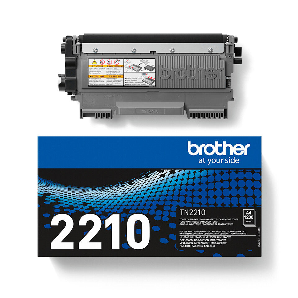 Brother TN-2210 tonerpatron 1 stk Original Sort
