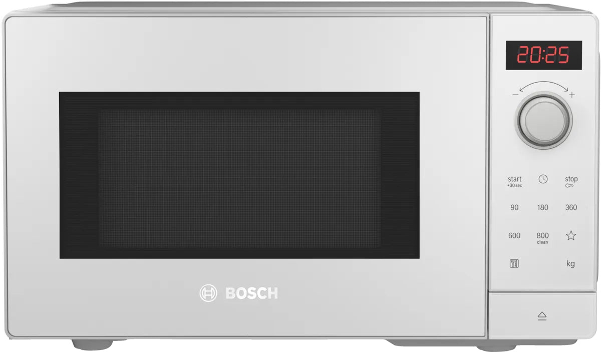 Bosch Serie 2 FFL023MW0 mikrobølgeovn Hvid Solo mikroovn Bordplade 20 L 800 W