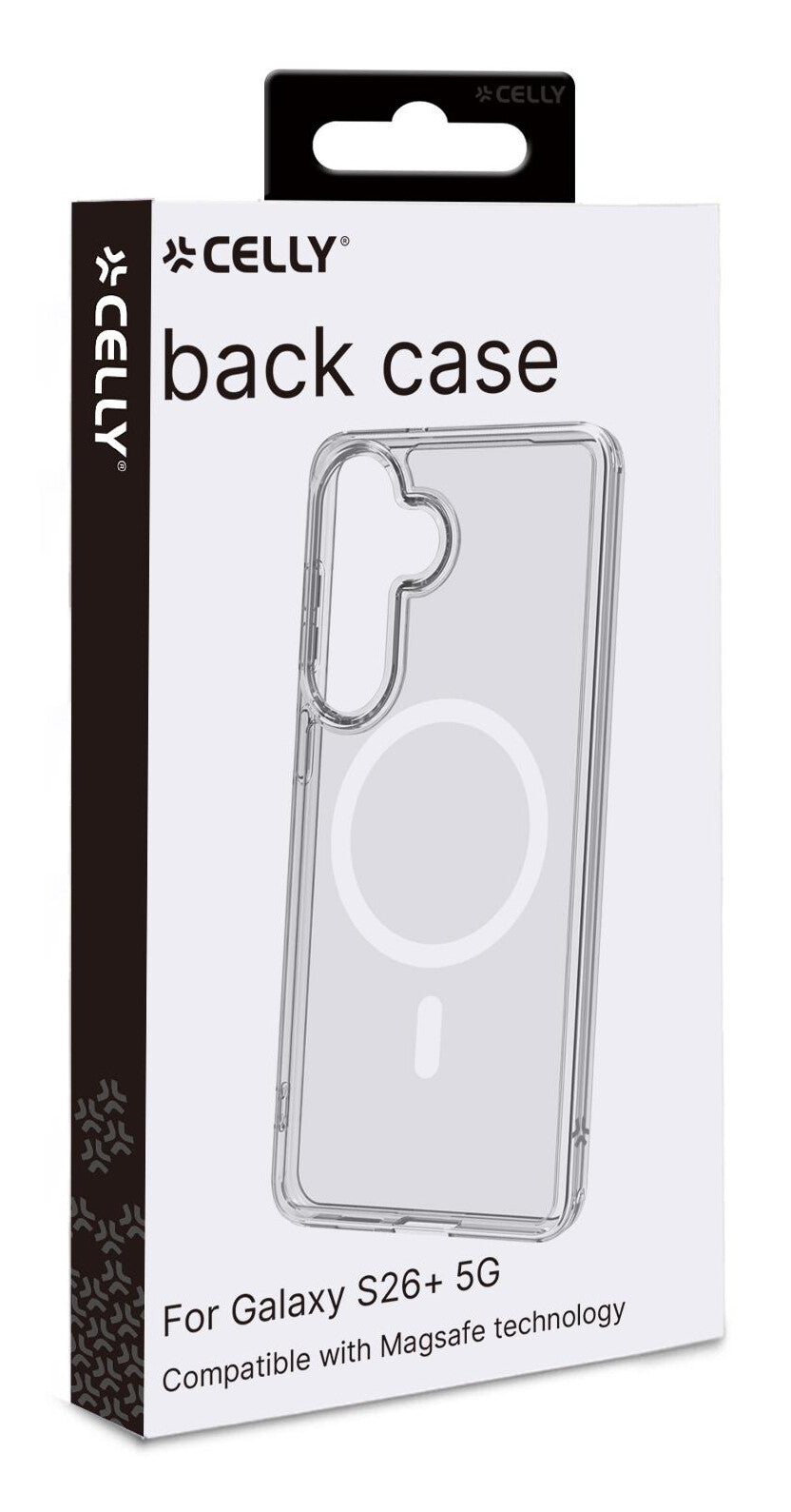 Celly GELSKINMAG mobiltelefon etui 17 cm (6.7") Cover Transparent