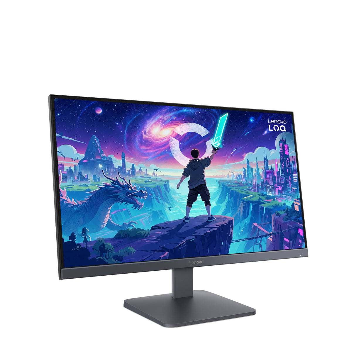 Lenovo LOQ 27Q-10 computerskærm 68,6 cm (27") 2560 x 1440 pixel Quad HD LED Sort