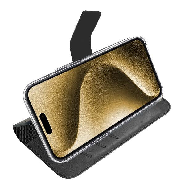 Celly WALLYMAG mobiltelefon etui 16,5 cm (6.5") Tegnebogsetui Sort