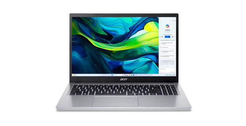 Acer Aspire Go 15 AG15-32P-373M Intel Core 3 N355 Laptop 39,6 cm (15.6") Fuld HD 16 GB DDR5-SDRAM 512 GB SSD Wi-Fi 6 (802.11ax) Windows 11 Home Sølv