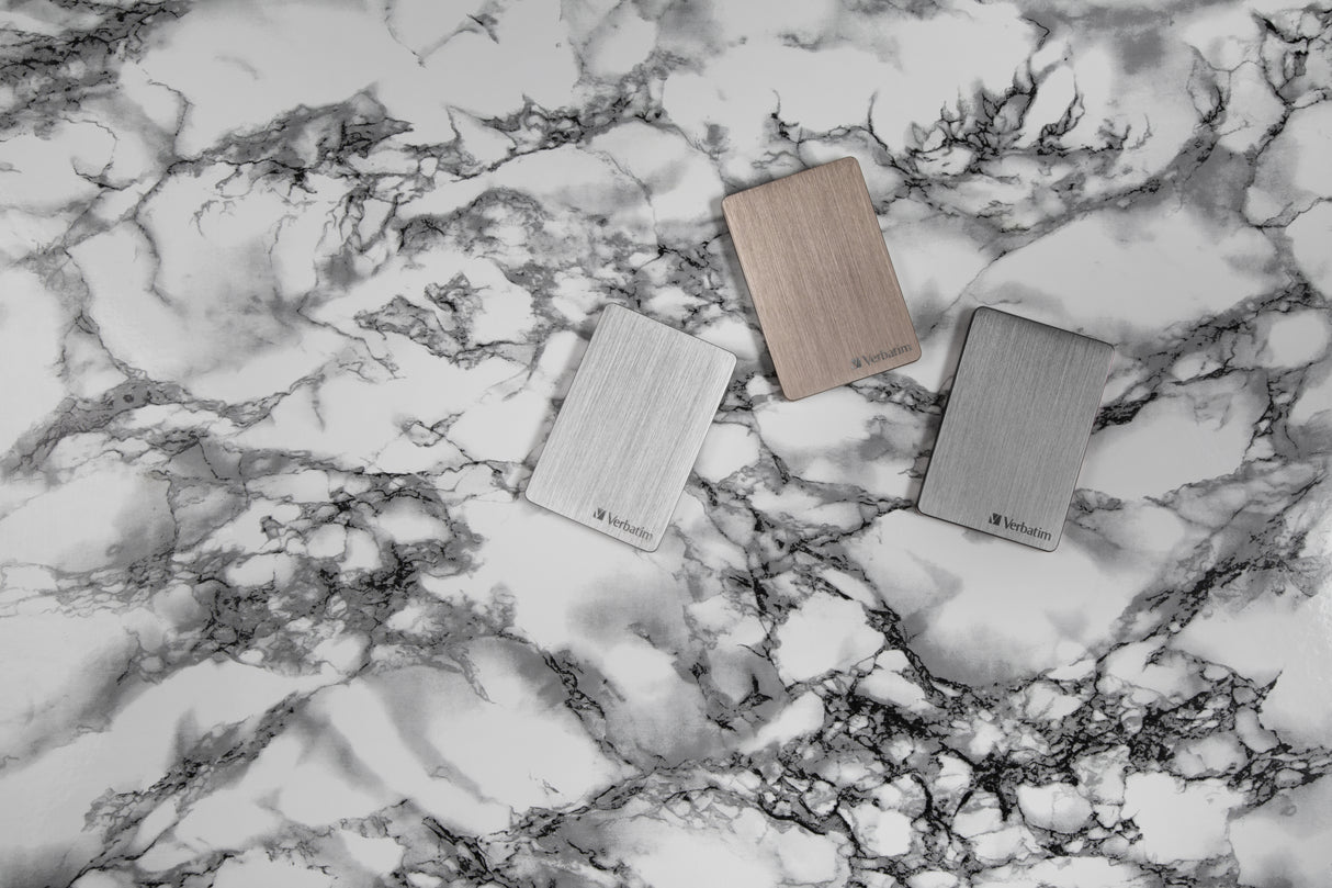 Verbatim Store 'n' Go ALU Slim ekstern harddisk 1 TB 2.5" USB Type-C 3.2 Gen 1 (3.1 Gen 1) Sølv