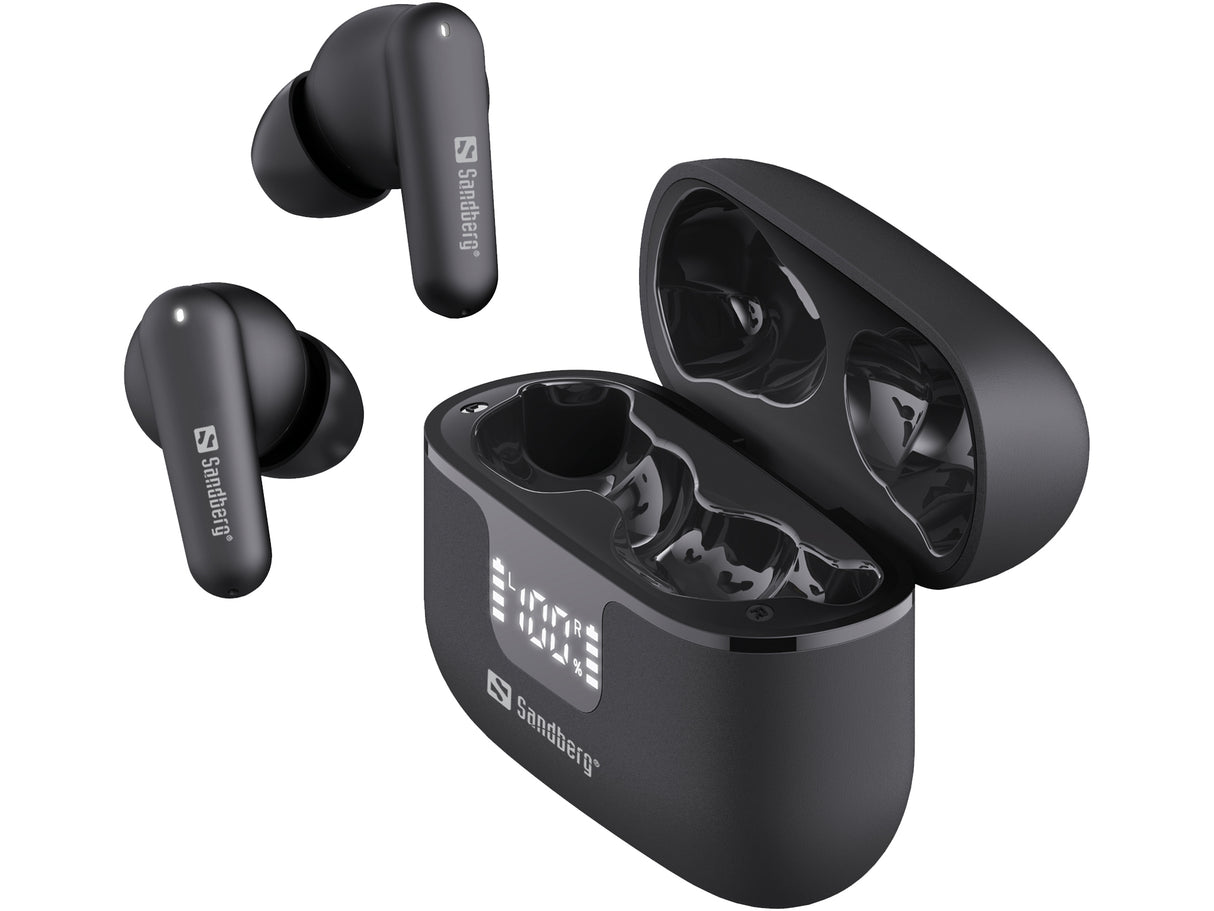 Sandberg 126-52 hovedtelefoner/headset True Wireless Stereo (TWS) I ørerne Musik/hverdag Bluetooth Sort