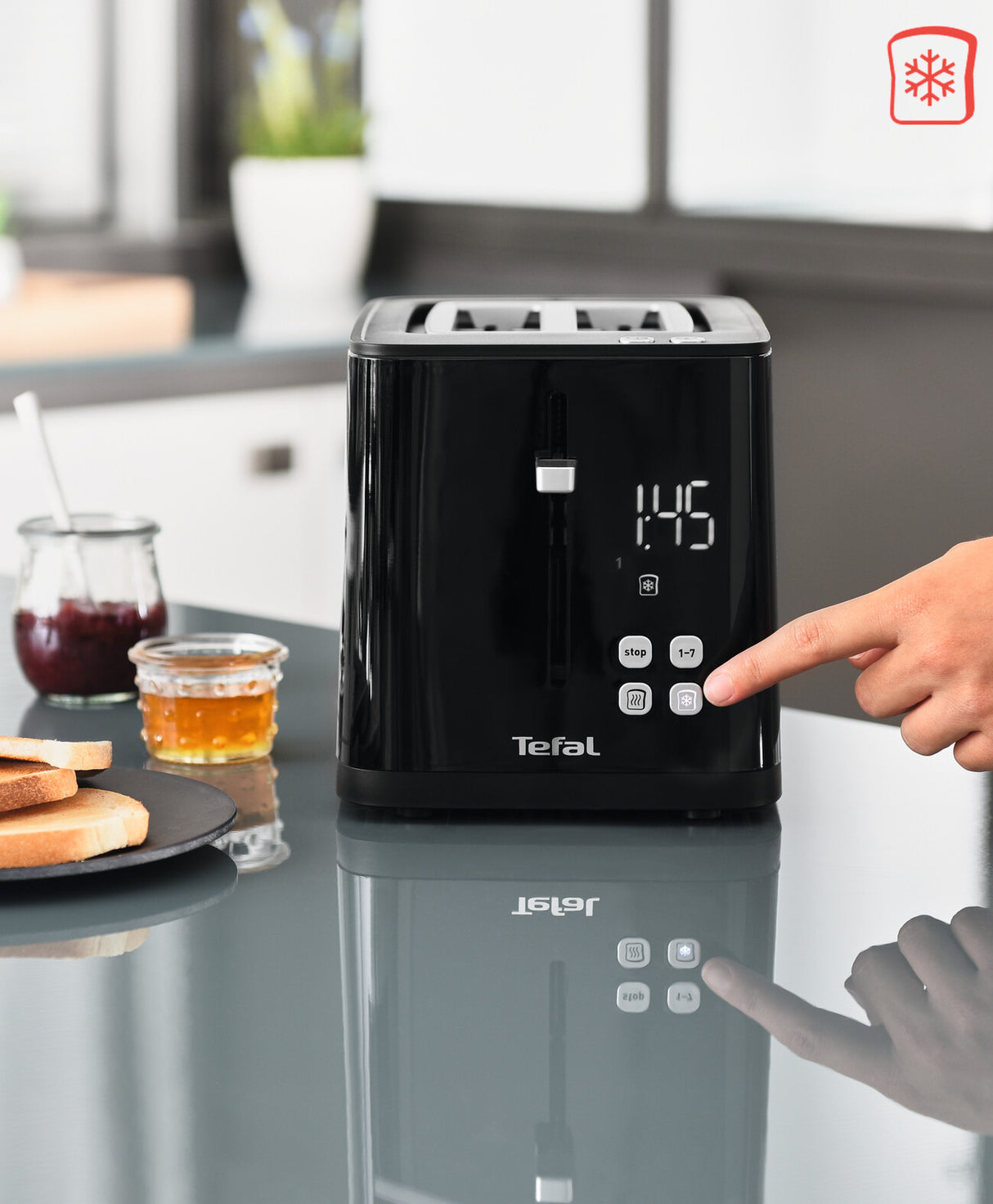 Tefal TT6408 7 2 skive(r) 850 W Sort
