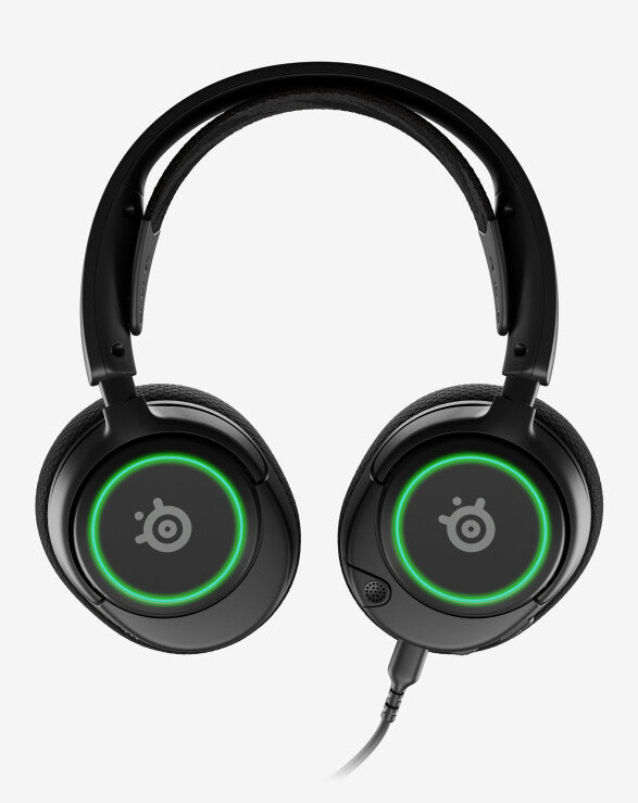 Steelseries Arctis Nova 3 Headset Ledningsført Spil USB Type-C Sort