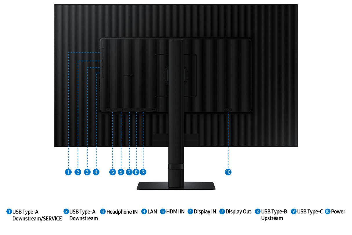 Samsung S60UD computerskærm 81,3 cm (32") 2560 x 1440 pixel Quad HD LCD Sort