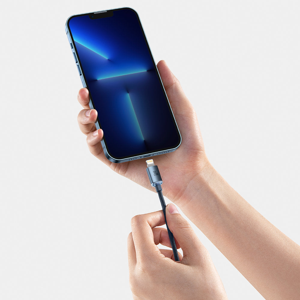 Baseus CAJY000201 Lightning - USB-C PD QC cable 20W 480Mb/s 1.2m - black