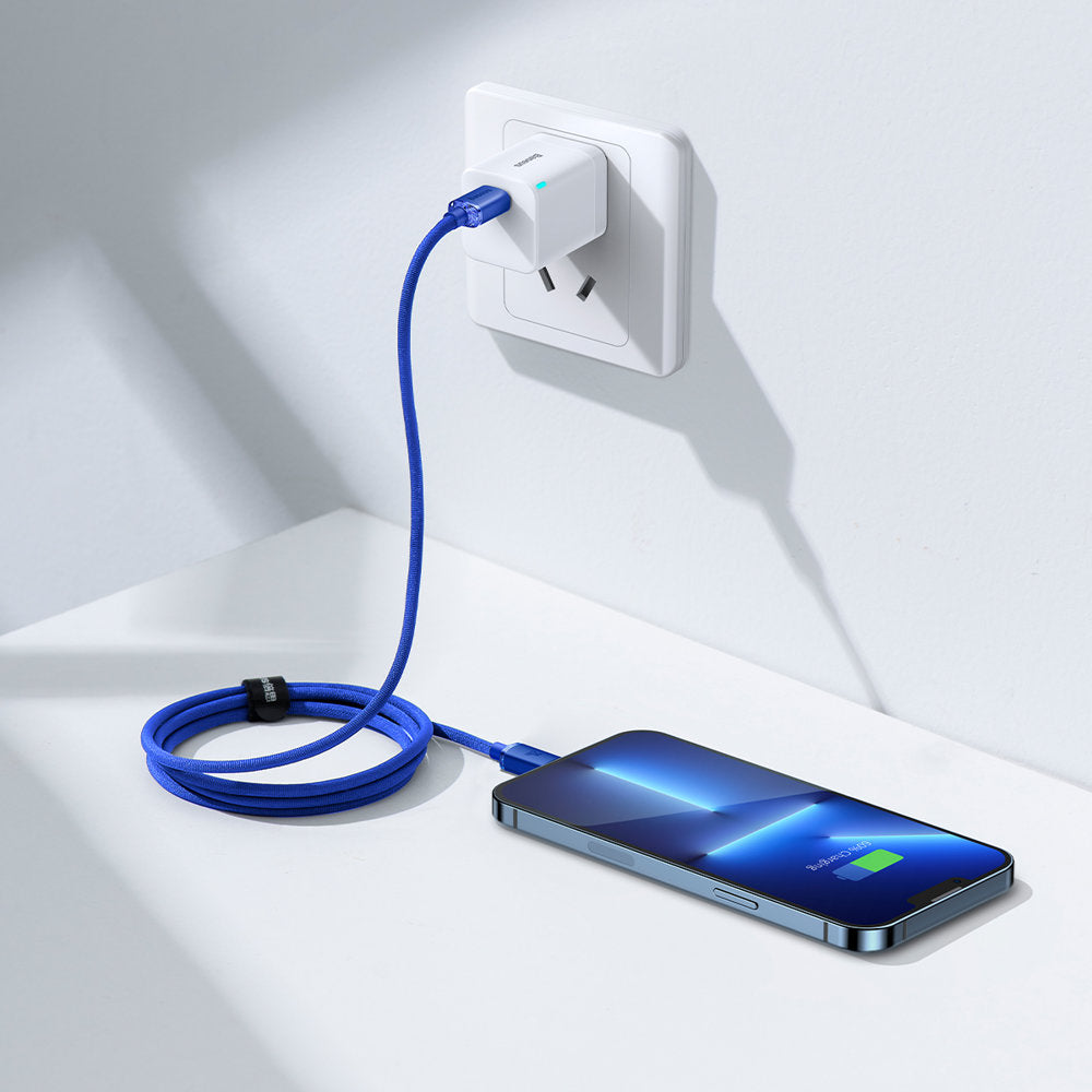 Baseus CAJY000203 Lightning - USB-C PD cable 20W 480Mb/s 1.2m - blue