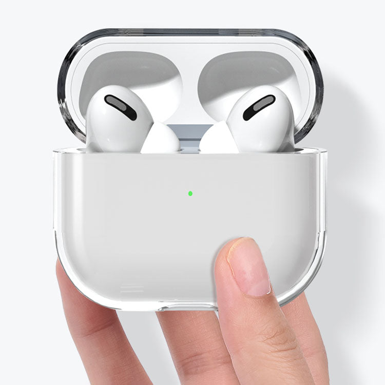 Æske til AirPods 3 hårdt og solidt dække til hovedtelefoner gennemsigtigt (æske A)