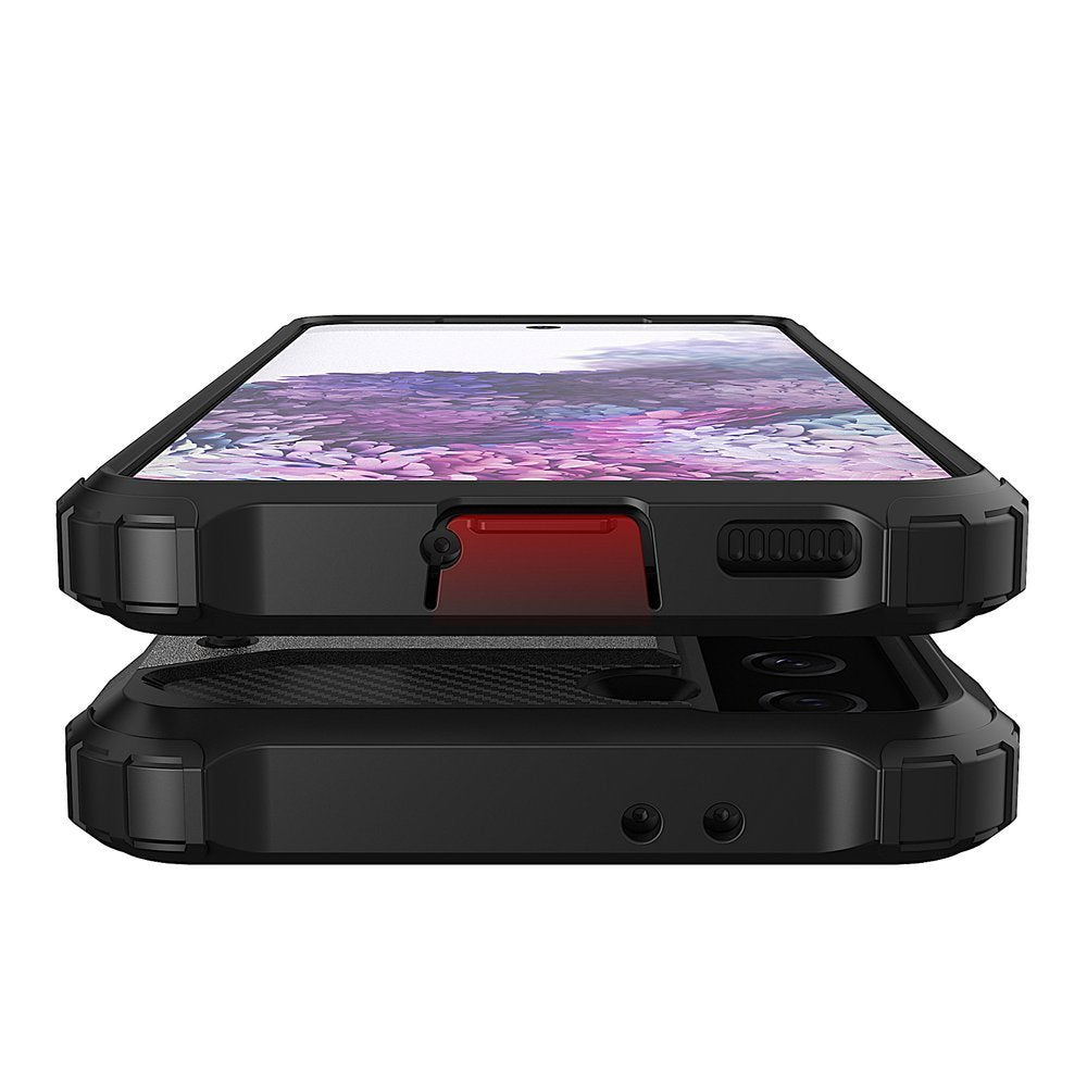Hybrid Armor Case Tough Rugged Cover til Samsung Galaxy S22+ (S22 Plus) sort