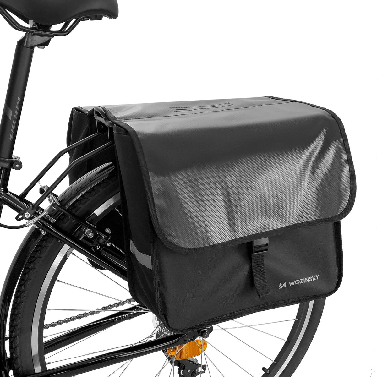 Wozinsky Dobbelt Cykeltaske til Bagagerum 28L Sort (WBB34BK)