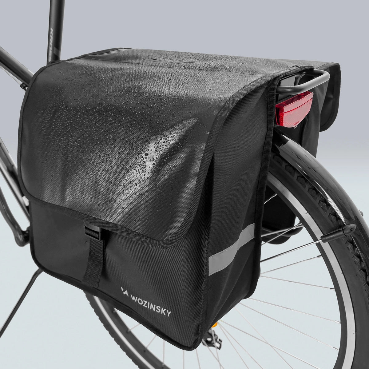 Wozinsky Dobbelt Cykeltaske til Bagagerum 28L Sort (WBB34BK)