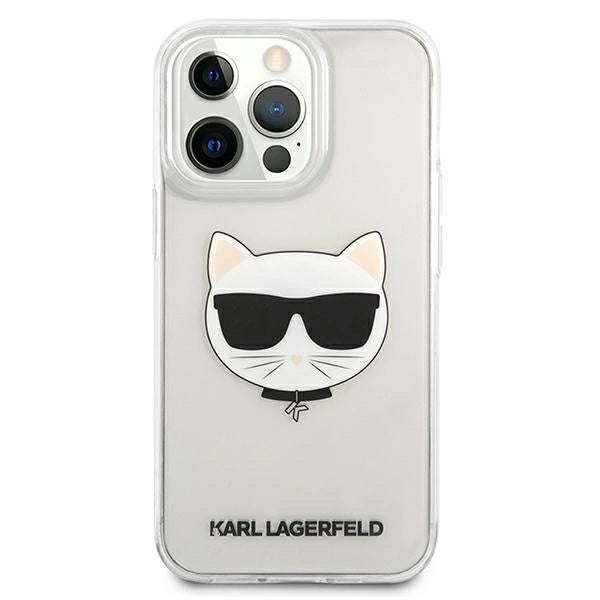 Karl Lagerfeld Choupette Head Case for iPhone 13 Pro Max - Transparent
