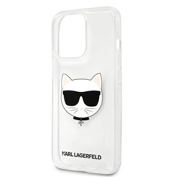 Karl Lagerfeld Choupette Head Case for iPhone 13 Pro Max - Transparent