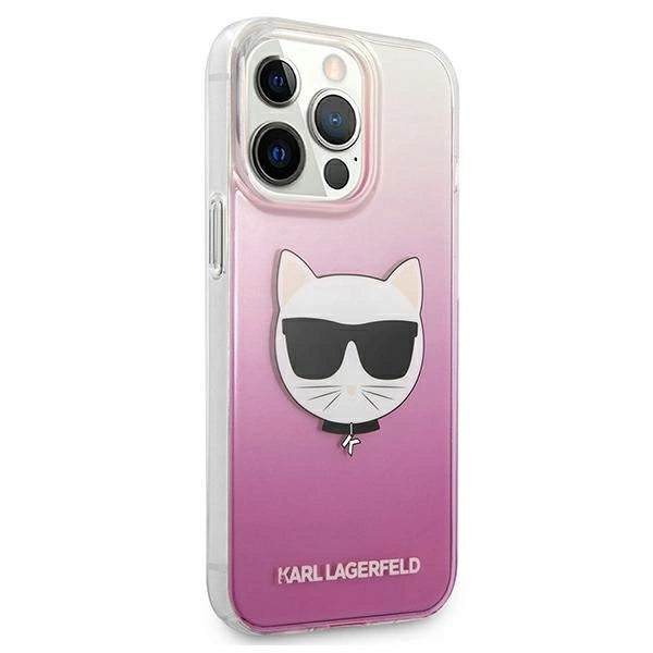 Karl Lagerfeld Choupette Head Case for iPhone 13 Pro Max - Pink