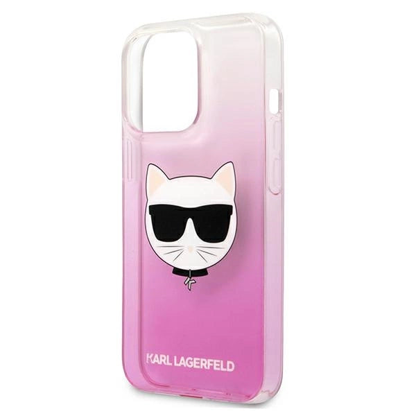 Karl Lagerfeld Choupette Head Case for iPhone 13 Pro Max - Pink