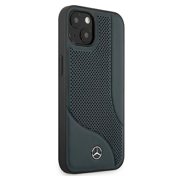 Mercedes MEHCP13SCDONA iPhone 13 mini 5,4" granatowy/navy hardcase Ledret perforeret område