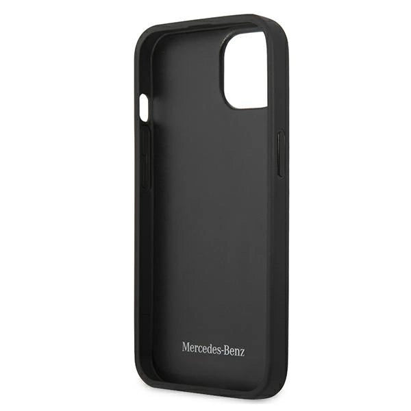 Mercedes MEHCP13SCDONA iPhone 13 mini 5,4" granatowy/navy hardcase Ledret perforeret område