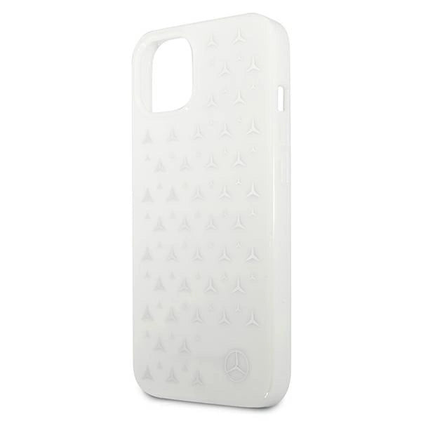 Mercedes MEHCP13SESPWH iPhone 13 mini 5,4" hvid/hvid hardcase Silver Stars mønster