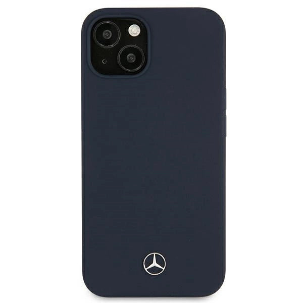 Mercedes MEHCP13SSILNA iPhone 13 mini 5,4" granat-/navy-hårdkasse Silicone Line