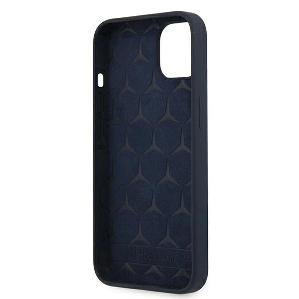 Mercedes MEHCP13SSILNA iPhone 13 mini 5,4" granat-/navy-hårdkasse Silicone Line