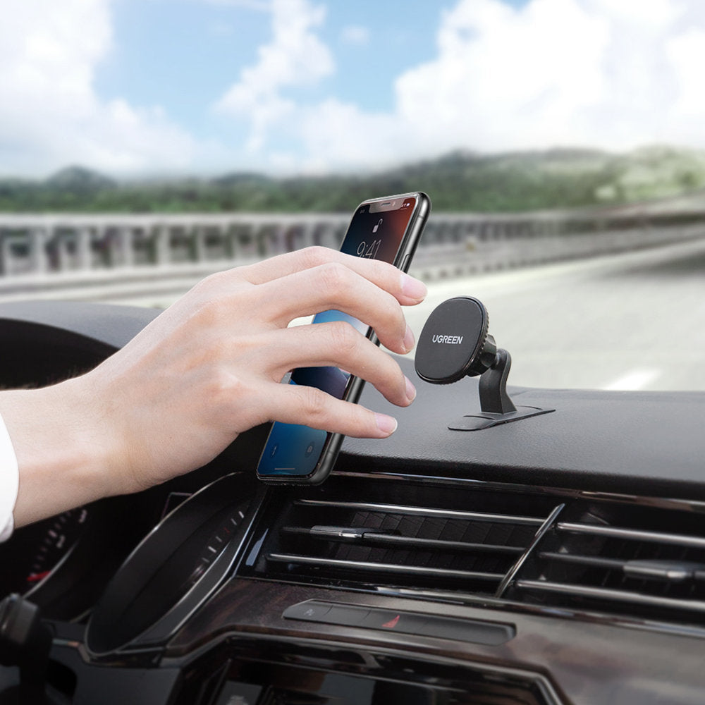 Ugreen Magnetic Car Phone Holder Self-Adhesive for Dashboard Black (LP292)